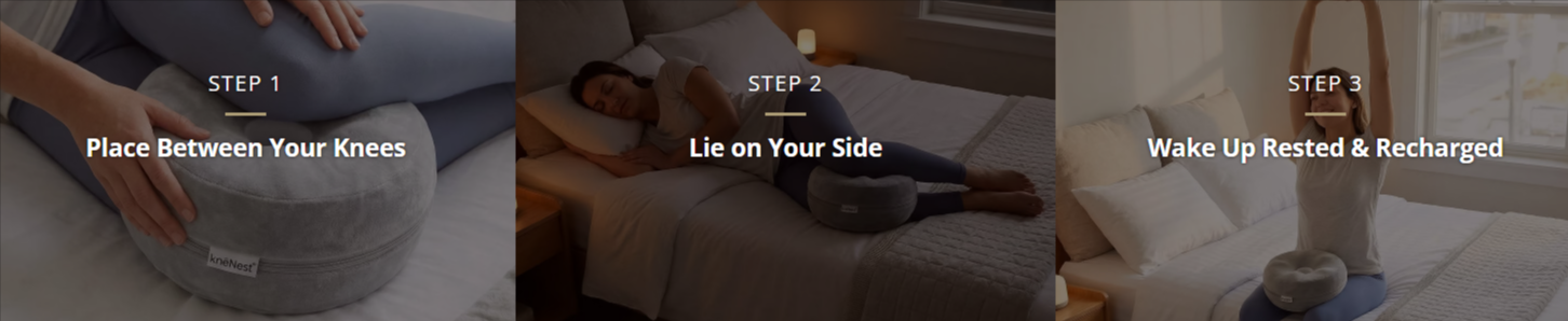 KneNest Knee Pillow how to use